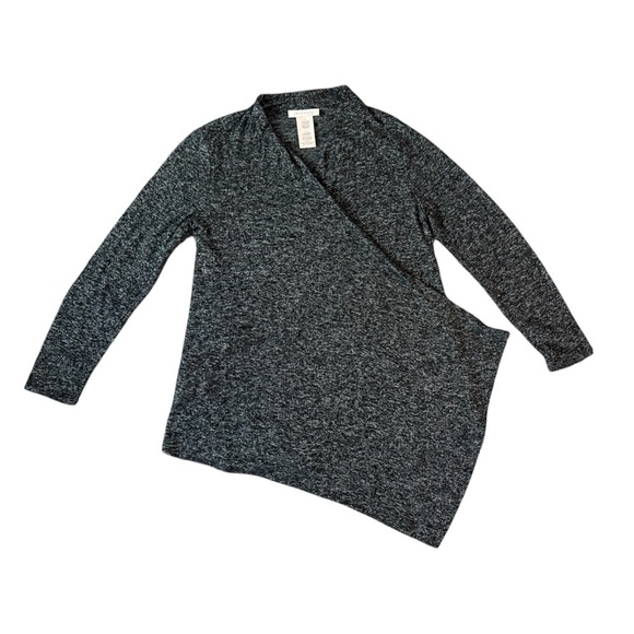 Philosophy Draping Charcoal Grey Open Cardigan for Women, Size L - Picture 4 of 9